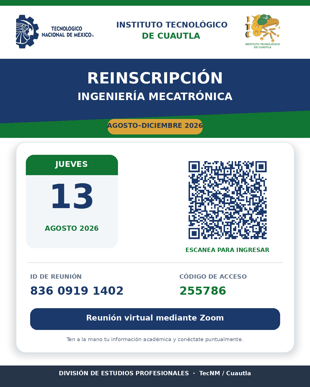 Ingeniería Mecatrónica